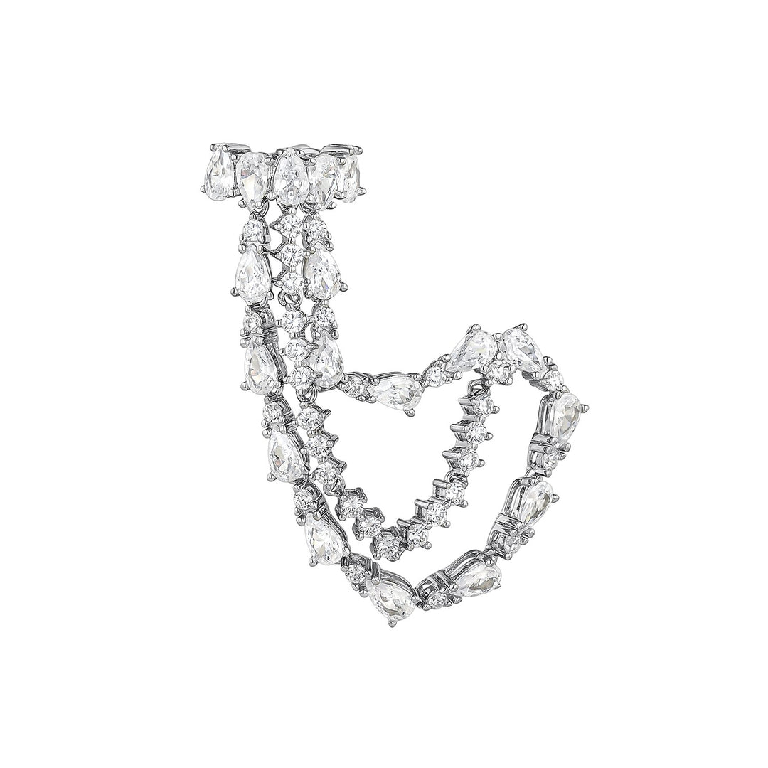 PENDIENTE PIERCING MÚLTIPLE DE PLATA KYOMI