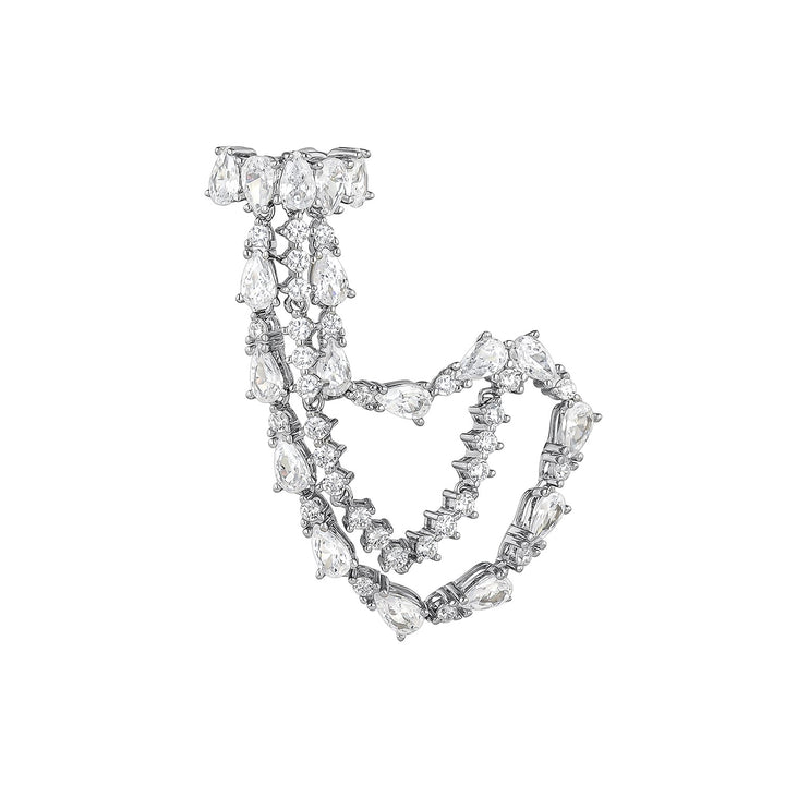 PENDIENTE PIERCING MÚLTIPLE DE PLATA KYOMI