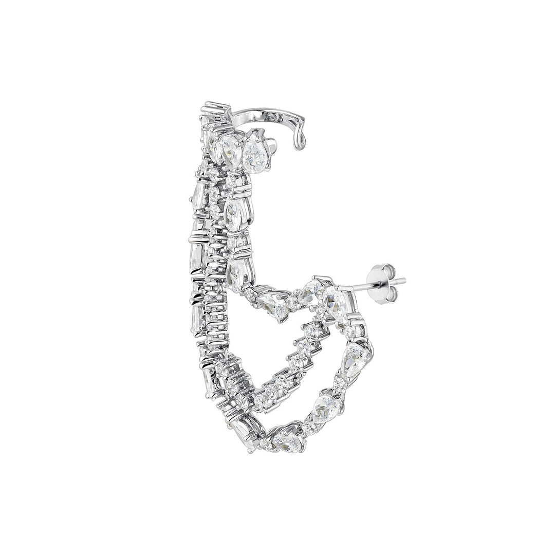 PENDIENTE PIERCING MÚLTIPLE DE PLATA KYOMI