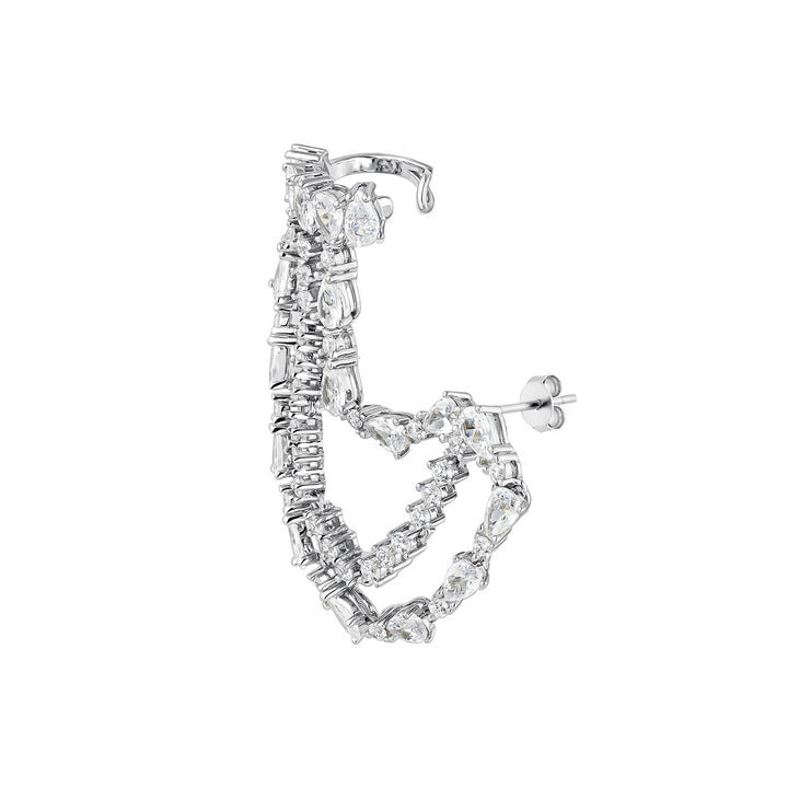 PENDIENTE PIERCING MÚLTIPLE DE PLATA KYOMI