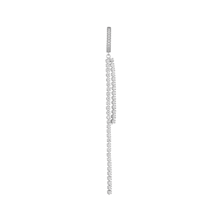 SILBER PIERCING OHRRING RING SIENA