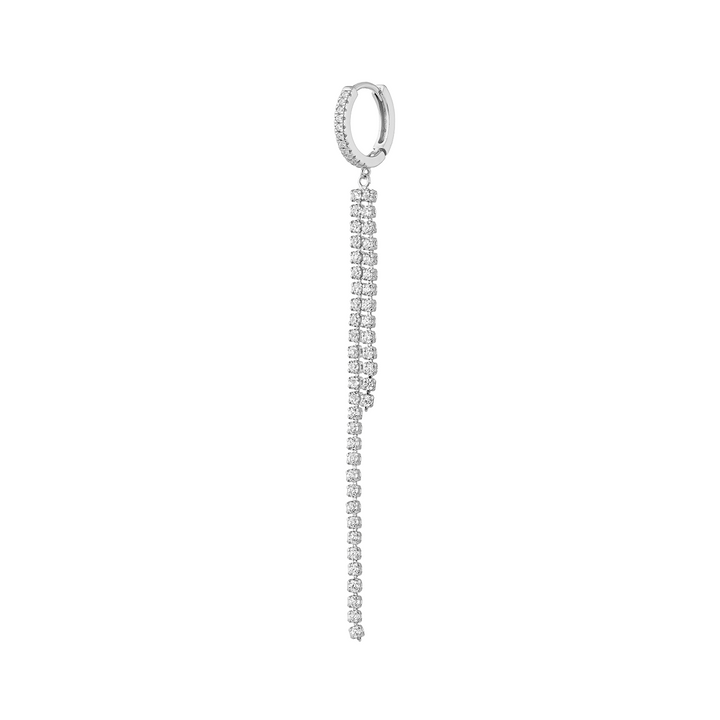 SILBER PIERCING OHRRING RING SIENA