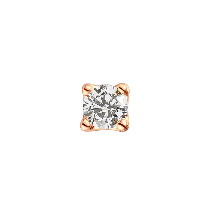 Piercing-Ohrring Roségold Luz