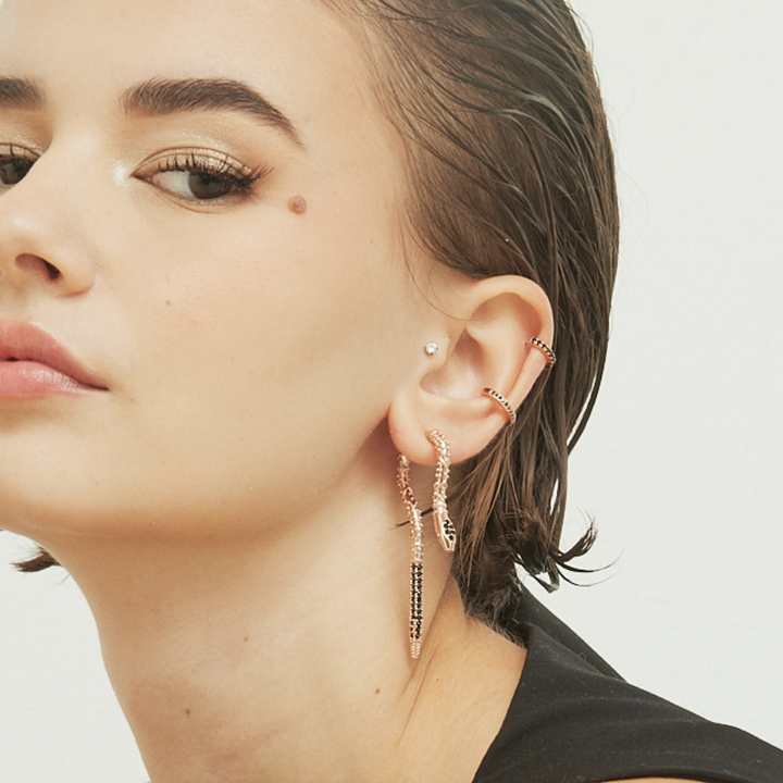 Piercing-Ohrring Roségold Luz