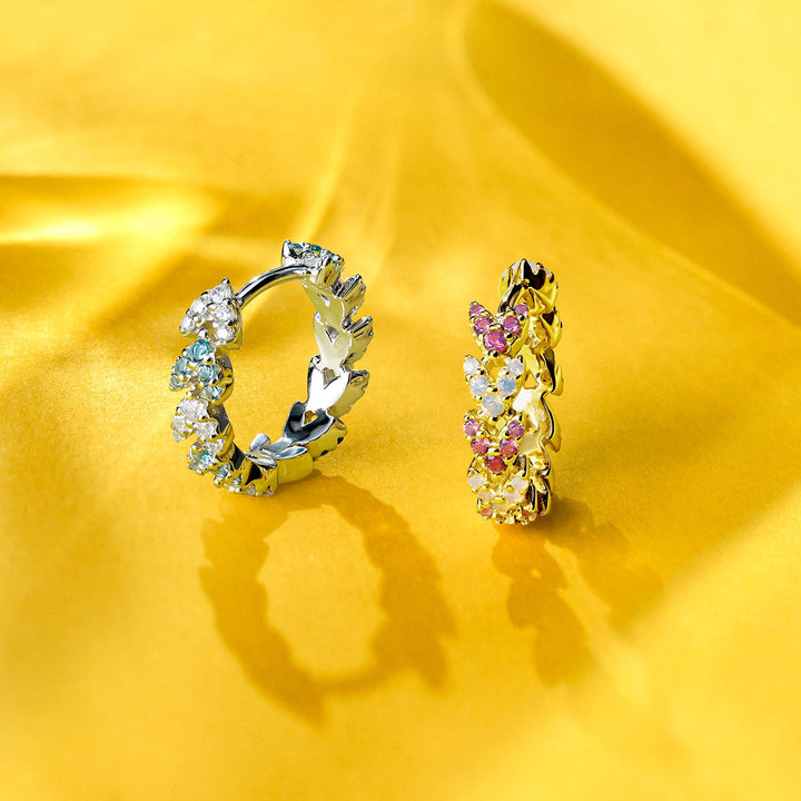 SILBER PIERCING RING OHRRING DIAH