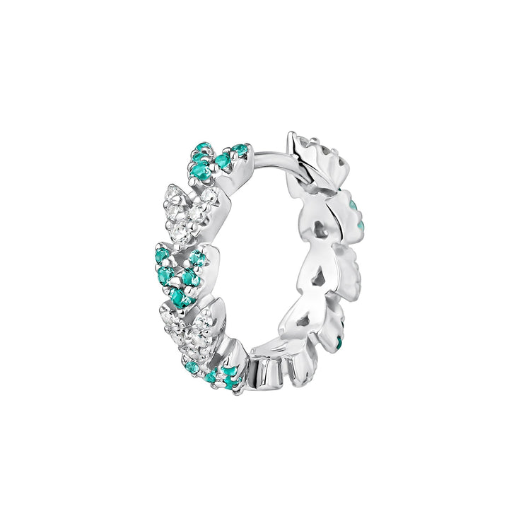 SILBER PIERCING RING OHRRING DIAH