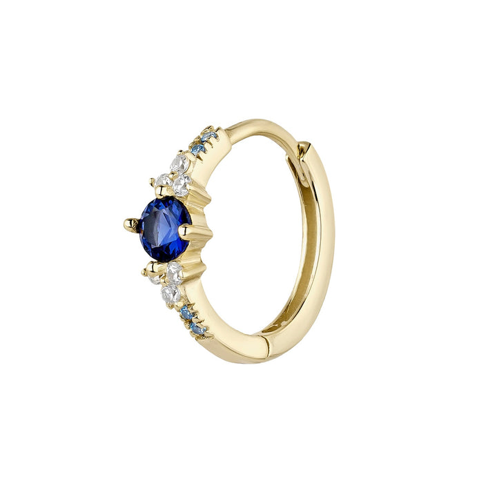PIERCING OORBEL BLAUWE RING KEILA