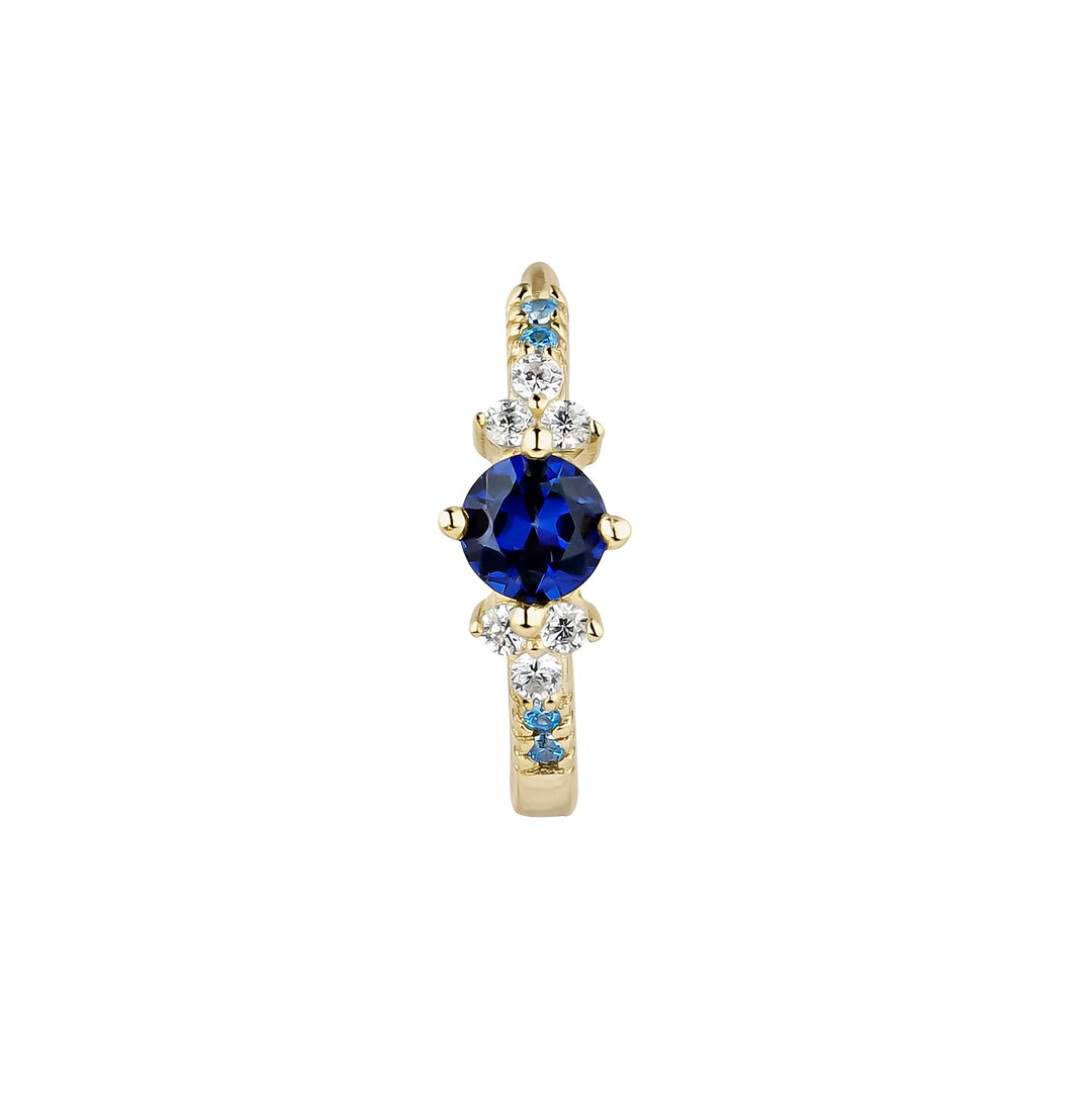 PIERCING OORBEL BLAUWE RING KEILA