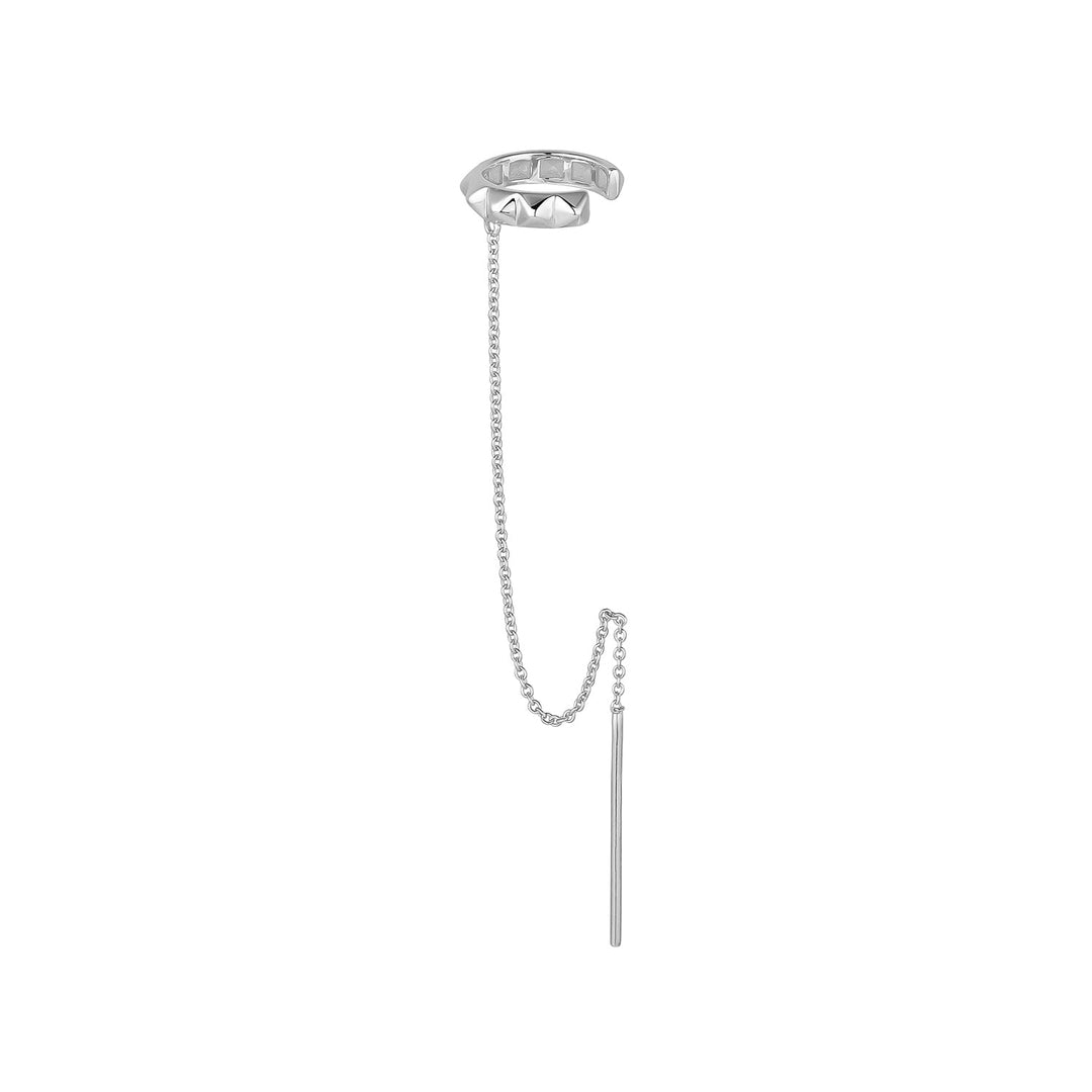 ALISHA MULTIPLE SILVER PIERCING EARRING