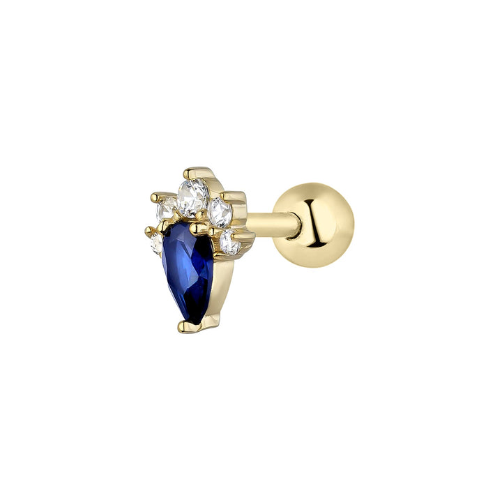 LOIDA BLUE PIERCING EARRING