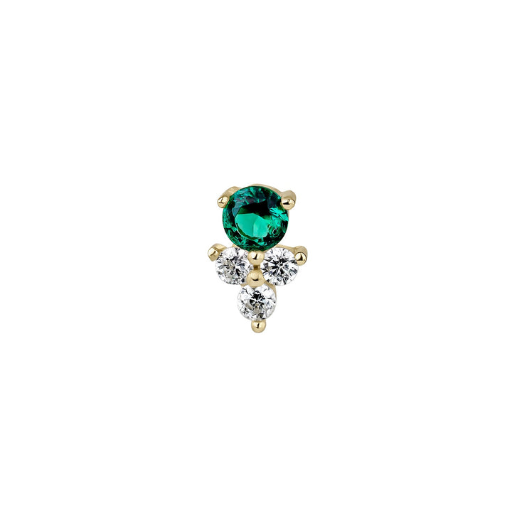 ORECCHINO PIERCING VERDE ZAIR