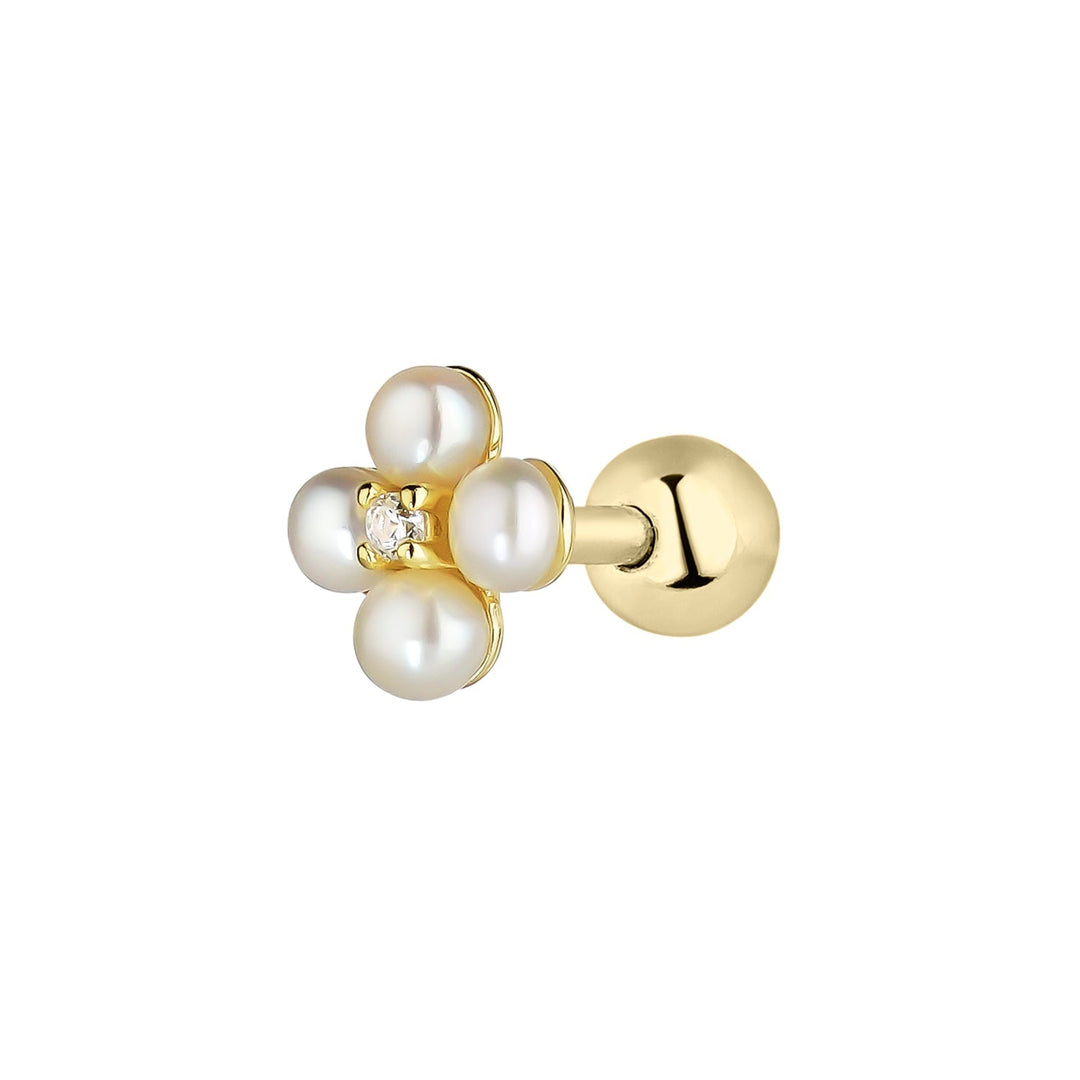 BRINCO PIERCING FLEUR-PERLE