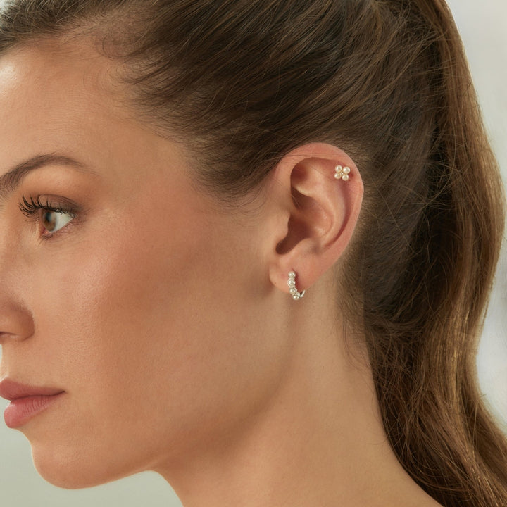 BRINCO PIERCING FLEUR-PERLE