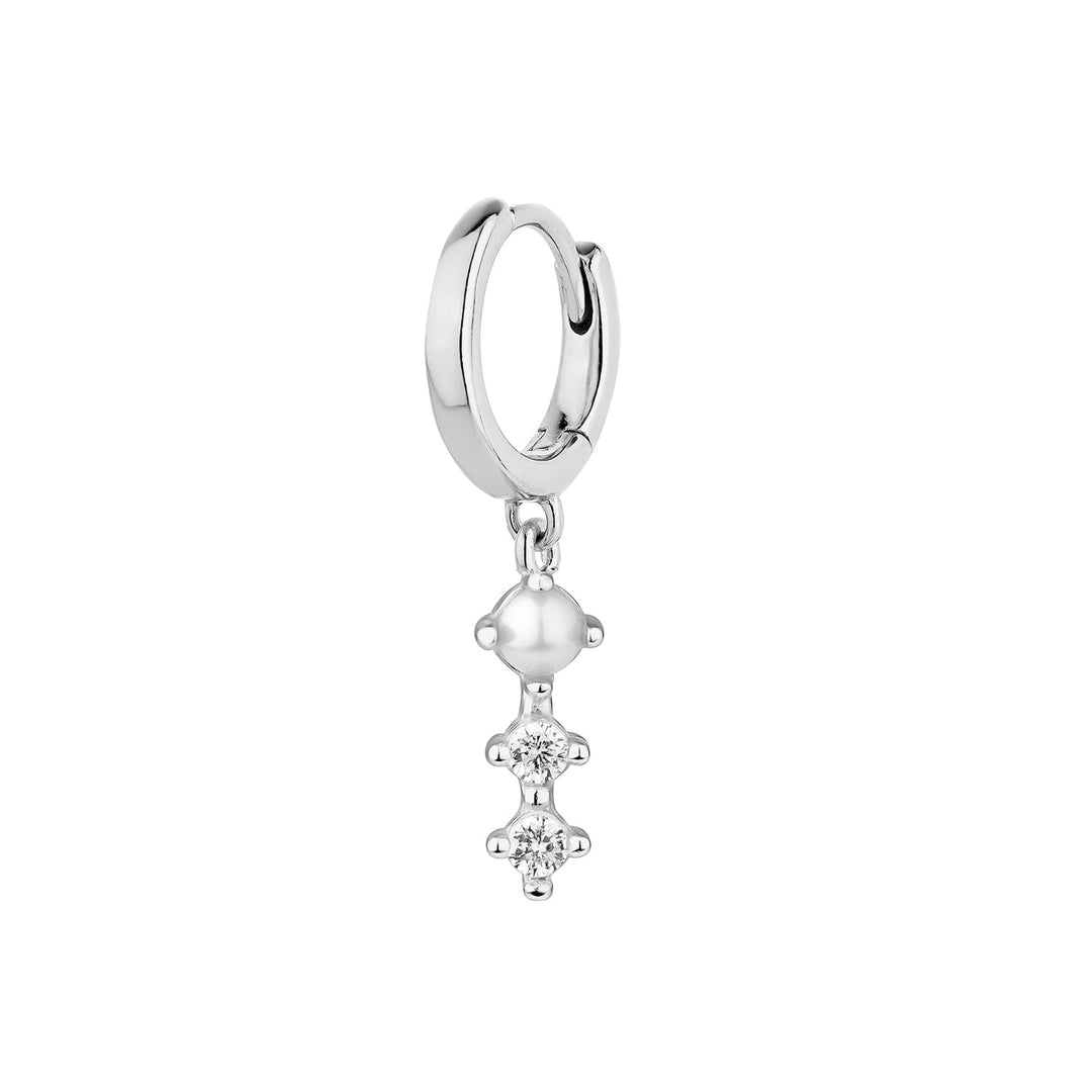 PENDIENTE PIERCING ARO DE PLATA CHRISTINE