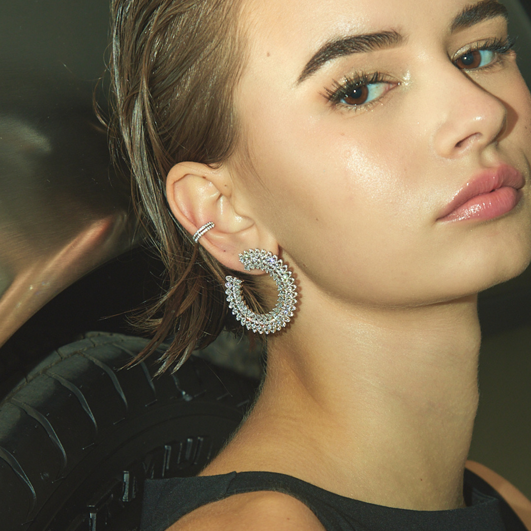 ZILVEREN EAR CUFF OPHELIA