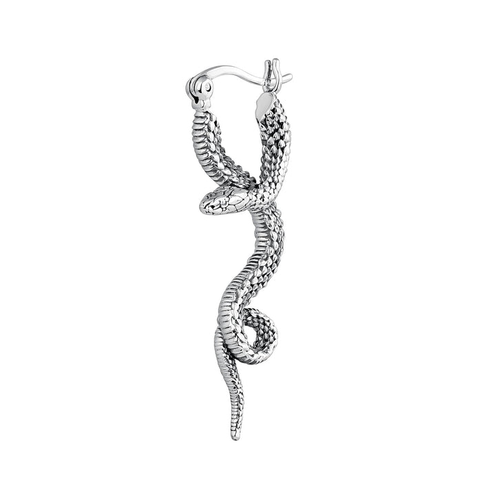 PENDIENTE PIERCING ARO SERPIENTE ETNICA