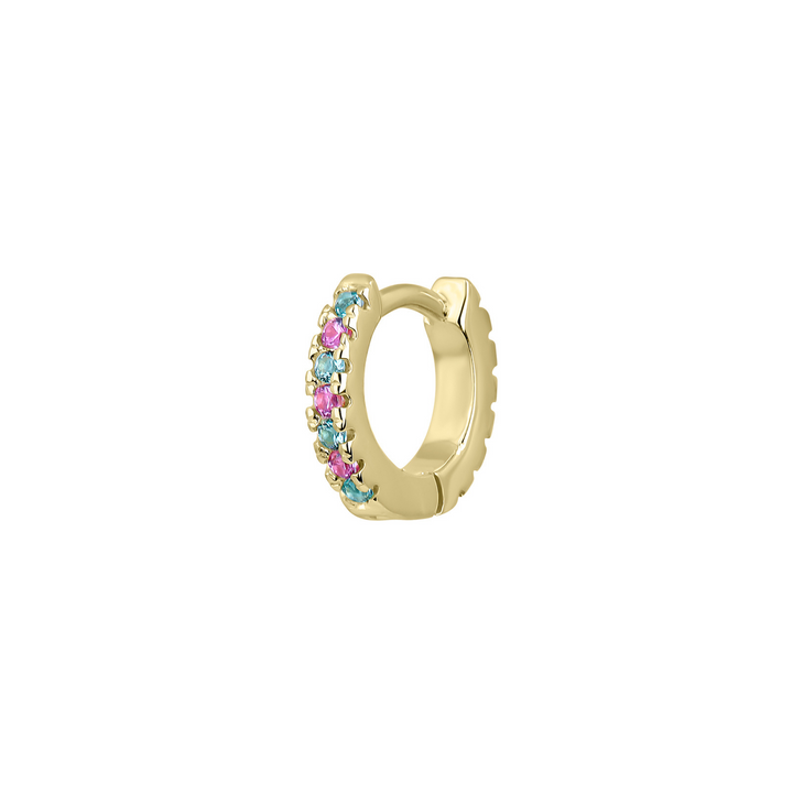 BRINCO PIERCING ARGOLA OURO AMARELO PARAIBA SOPHIE