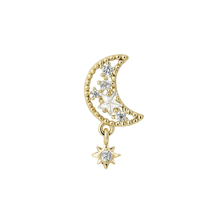 PENDIENTE PIERCING LUA