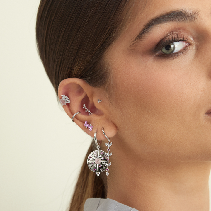 SILVER PIERCING EARRING CIRA