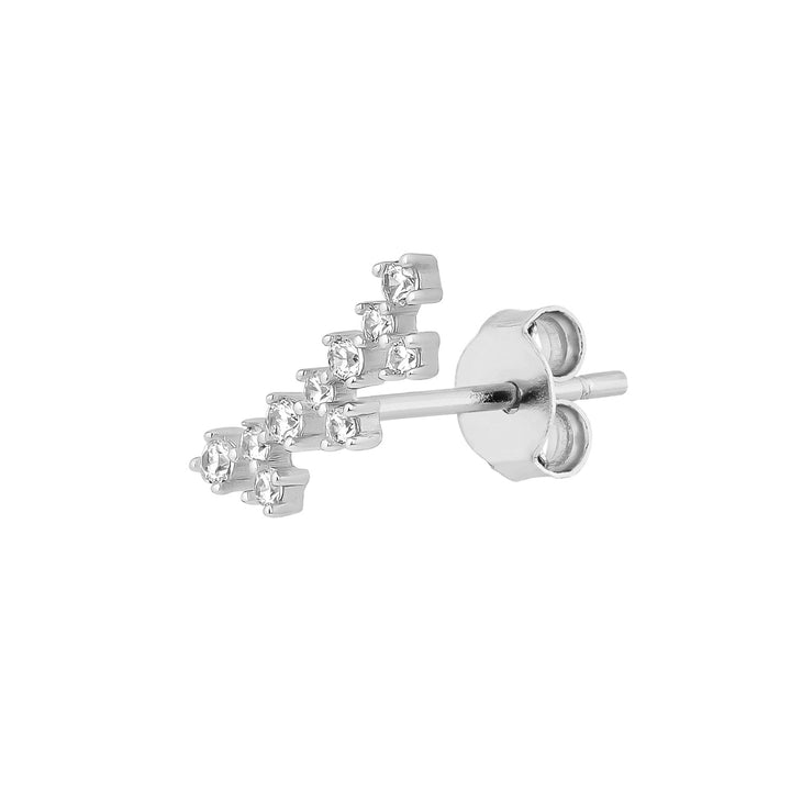 ZILVEREN KLIMPIERCING OORBEL BRILLIANCE
