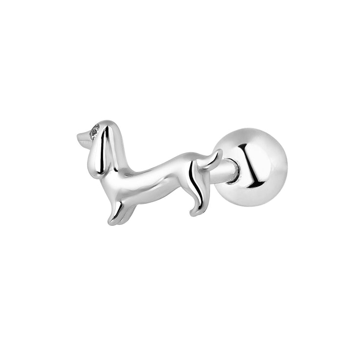 PENDIENTE PIERCING DE PLATA CUTE PET