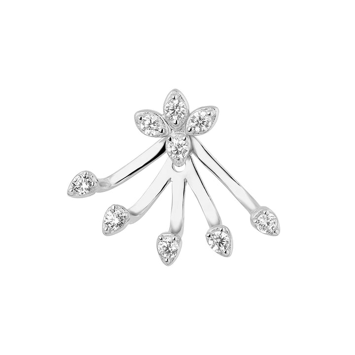 PENDIENTE EAR JACKET DE PLATA RIYA