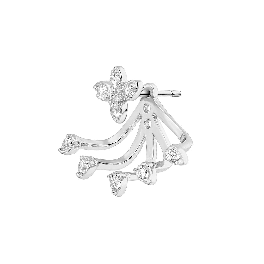 PENDIENTE EAR JACKET DE PLATA RIYA