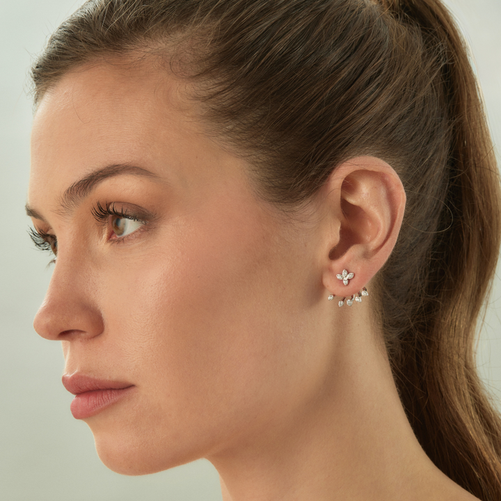 PENDIENTE EAR JACKET DE PLATA RIYA