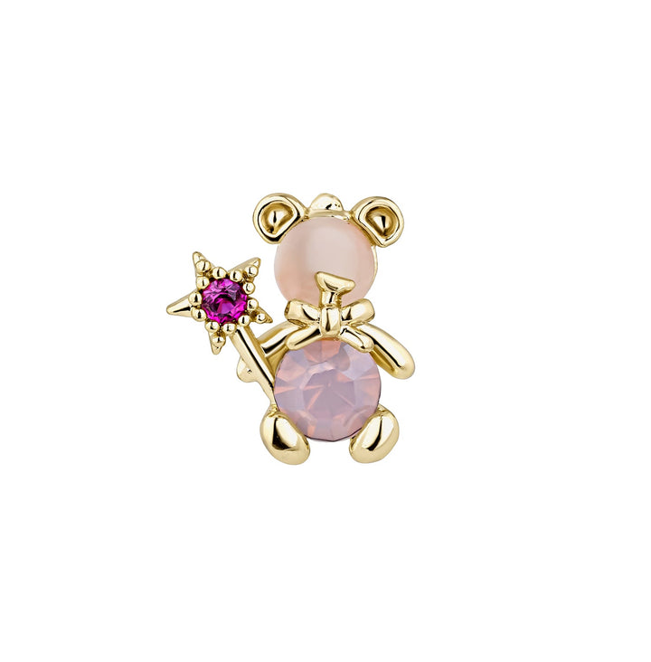 CUTE-BEAR PIERCING OHRRING