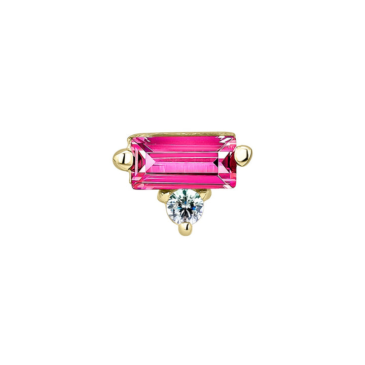 PIERCING OHRRING RUBIN SATET