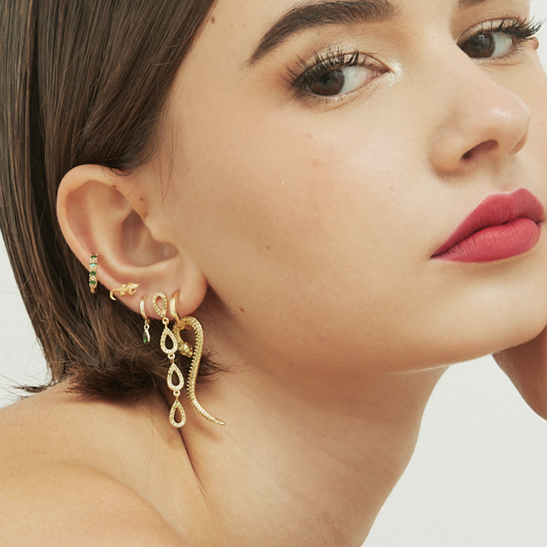 CROC PIERCING EARRING