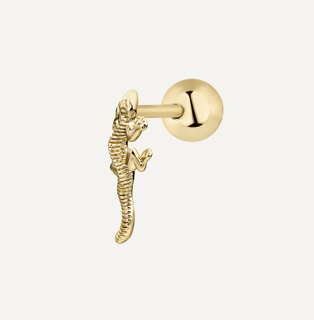 PIERCING-Ohrring Gecko