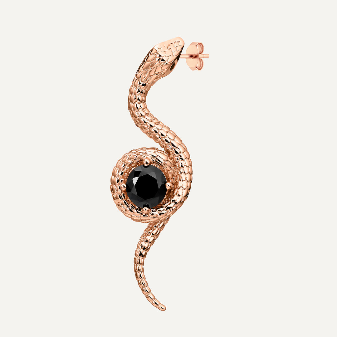 BRINCO PIERCING ARGOLA DOURADA ROSA NAHA