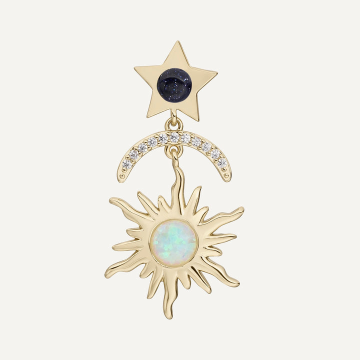 ORECCHINO PIERCING BLUE SEA CONSTELLATION