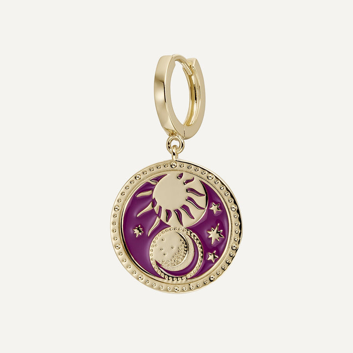 COSMIC VIBES HOOP PIERCING EARRING