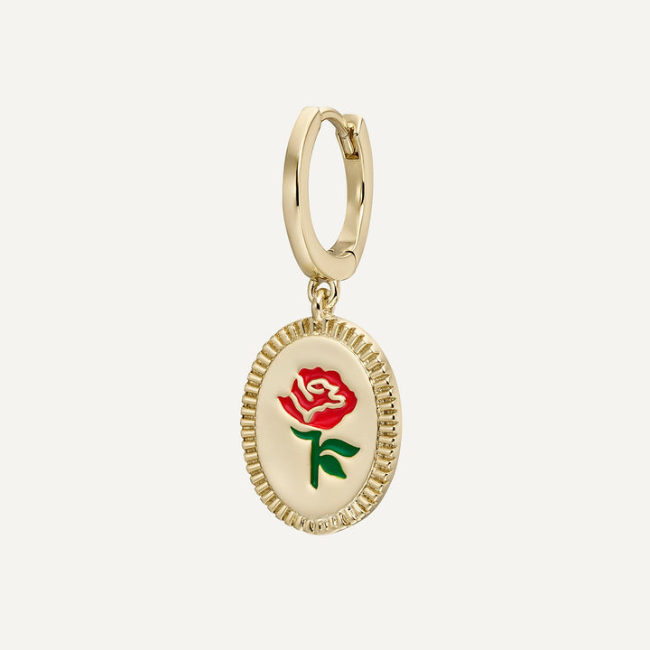 OORBELLEN PIERCING RING GOUD ROSALEDA