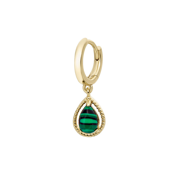 PENDIENTE PIERCING ARO GREEN TAORMINA
