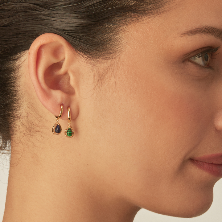 PENDIENTE PIERCING ARO BLUE TAORMINA