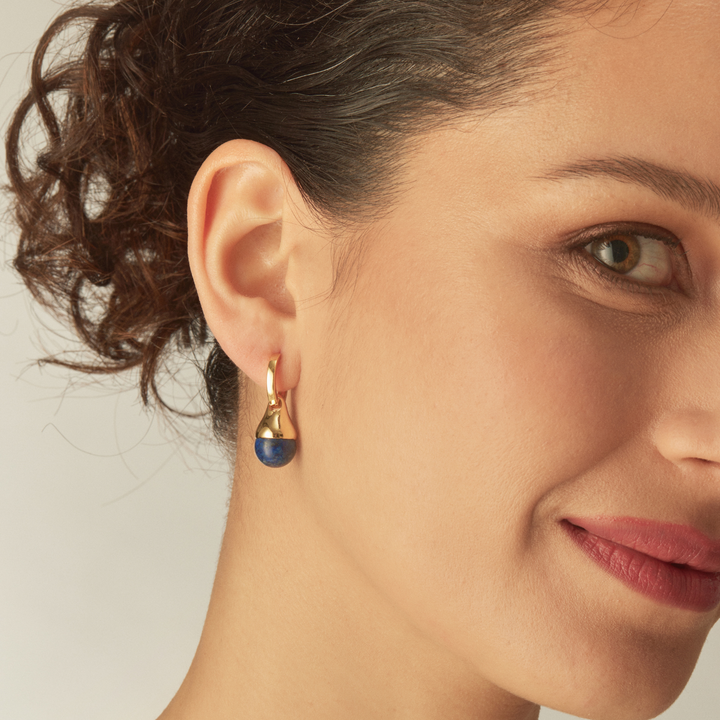 PENDIENTE PIERCING BLUE SCHIA