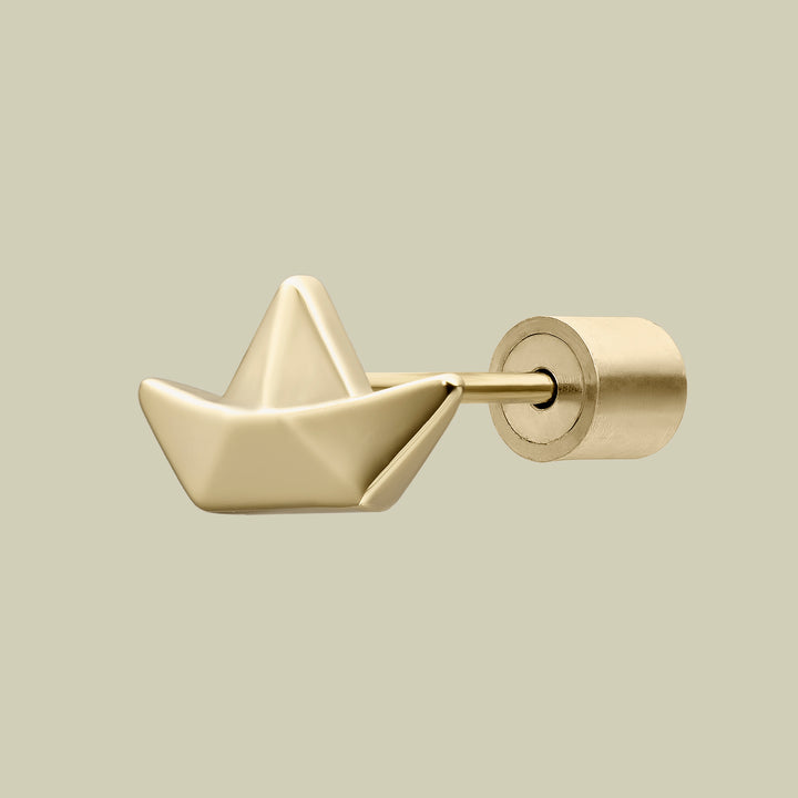 PIERCING OORBEL GOLD PETIT BATEAU