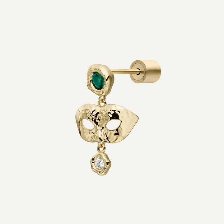BRINCO PIERCING GOLD MÁSCARA