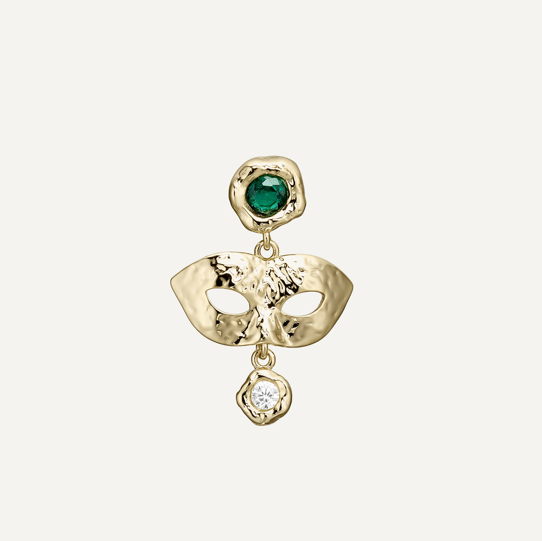 BRINCO PIERCING GOLD MÁSCARA