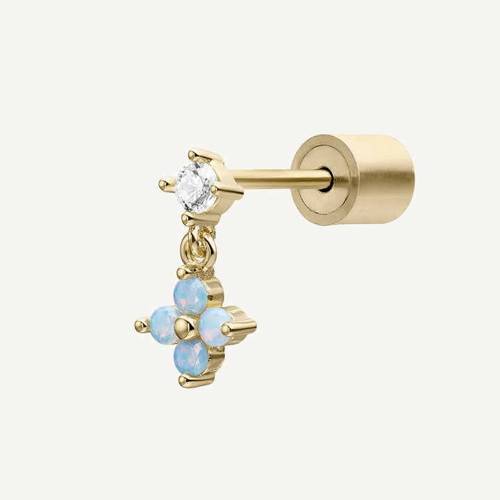 ORECCHINO PIERCING CELESTE SPARKLE