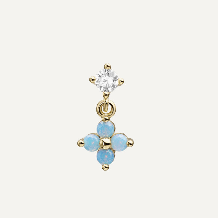 ORECCHINO PIERCING CELESTE SPARKLE