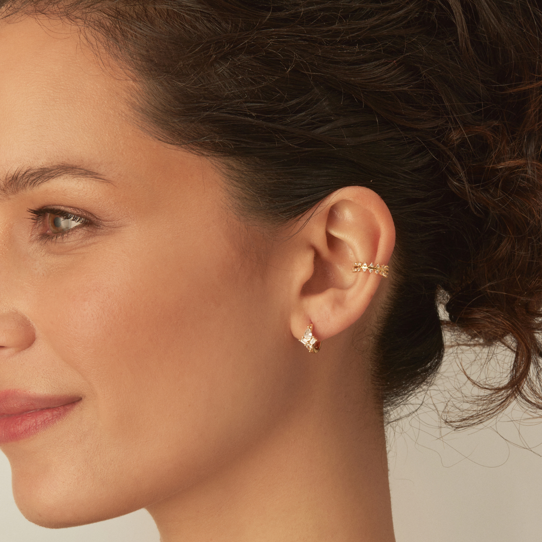 EAR CUFF WHITE JANA