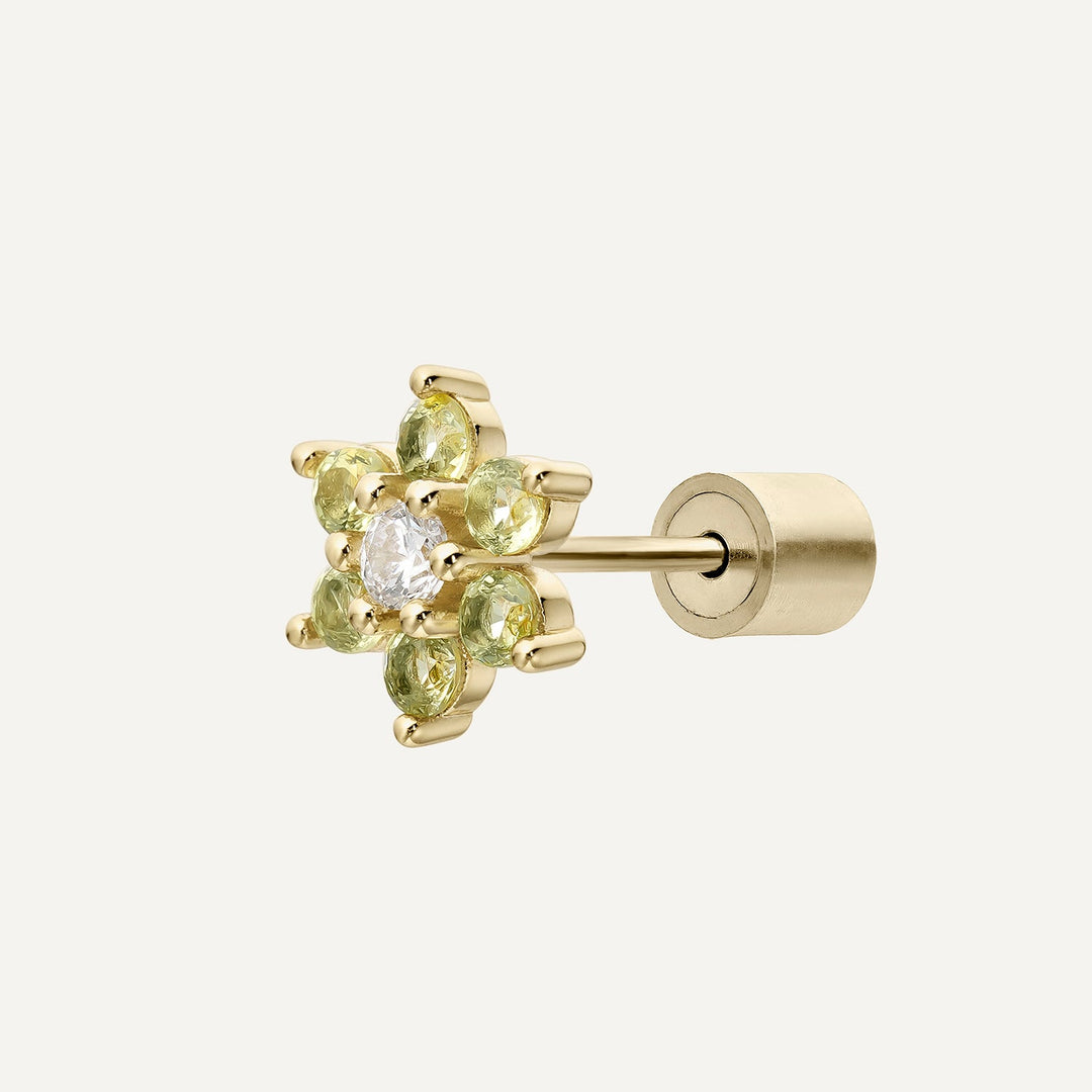 ORECCHINO PIERCING GREEN MAYSOON