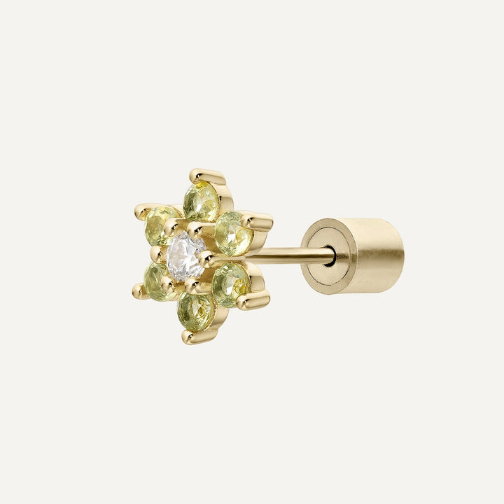 ORECCHINO PIERCING GREEN MAYSOON