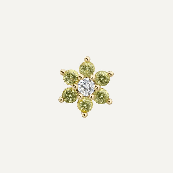 ORECCHINO PIERCING GREEN MAYSOON