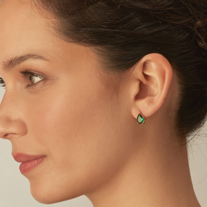 PIERCING OORBEL GROENE OLIVIA RING
