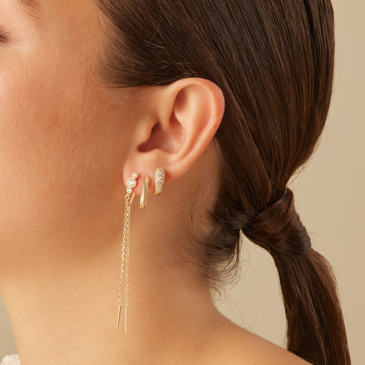 PENDIENTE PIERCING ARO WHITE GAËLLE